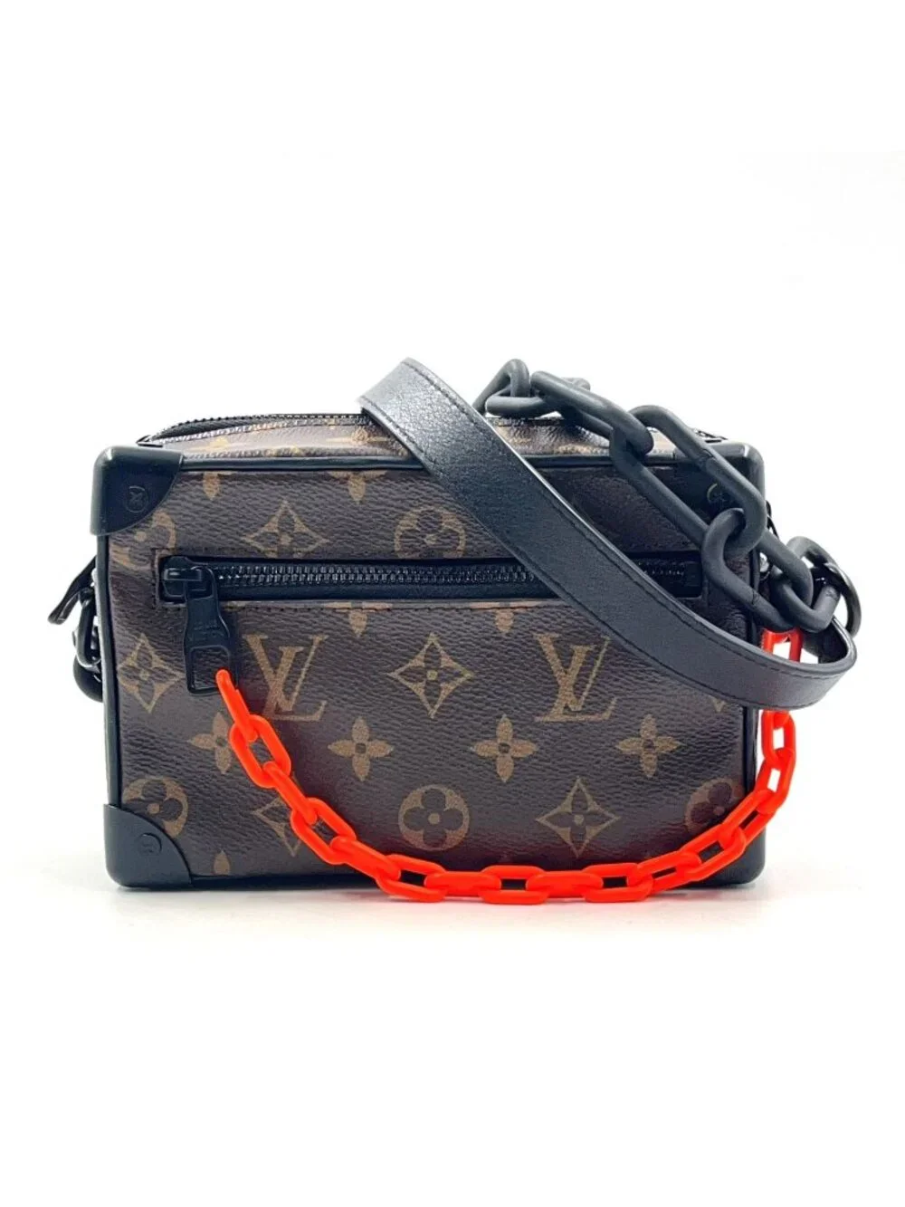 Louis Vuitton Mini Soft Trunk Monogram Eclipse Leather Brown Black